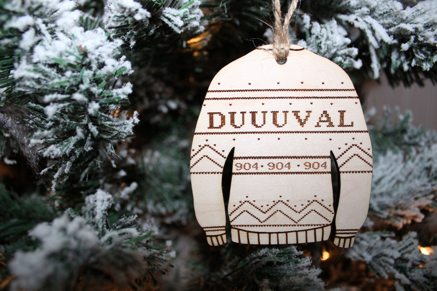 Duuuval Ugly Sweater Ornaments