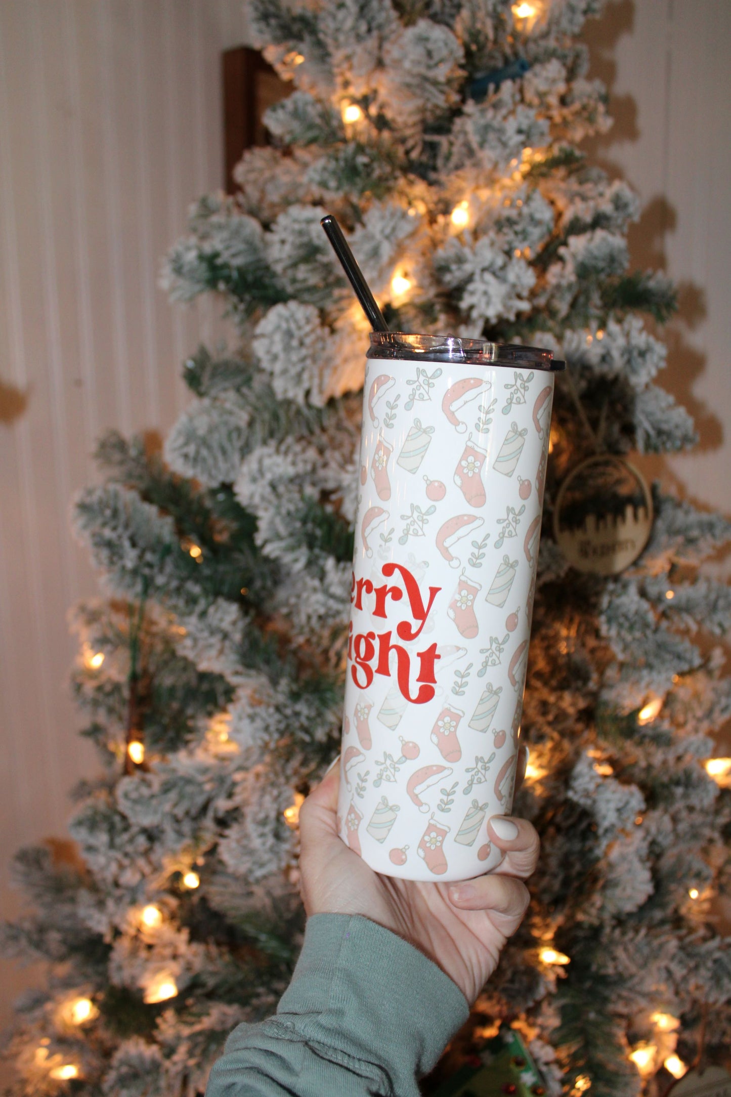 Merry + Bright Holiday 20oz Tumbler