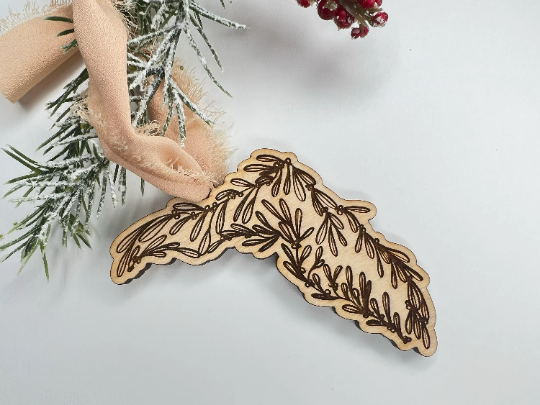 Mistletoe Florida Ornament