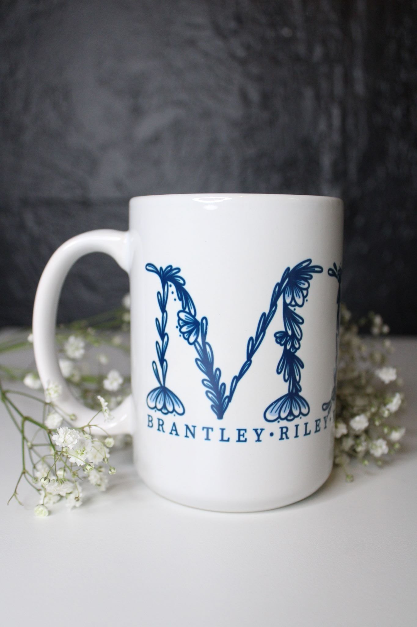 Blue Floral Mimi Mug