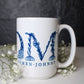 Blue Floral Mom Mug