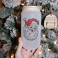 Santa Glass Can