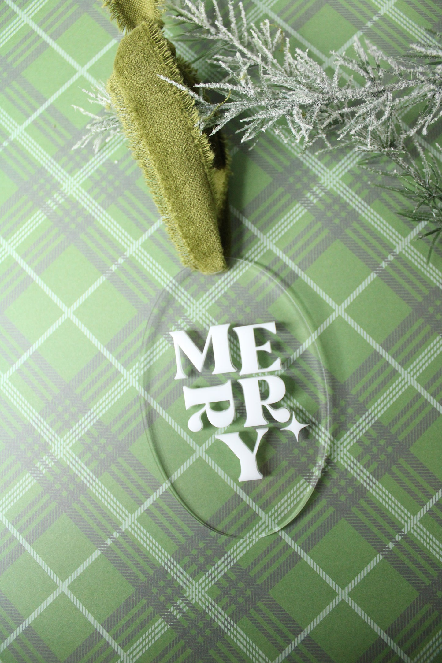 Merry - Acrylic Ornament