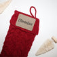 Large Custom Knit Stockings