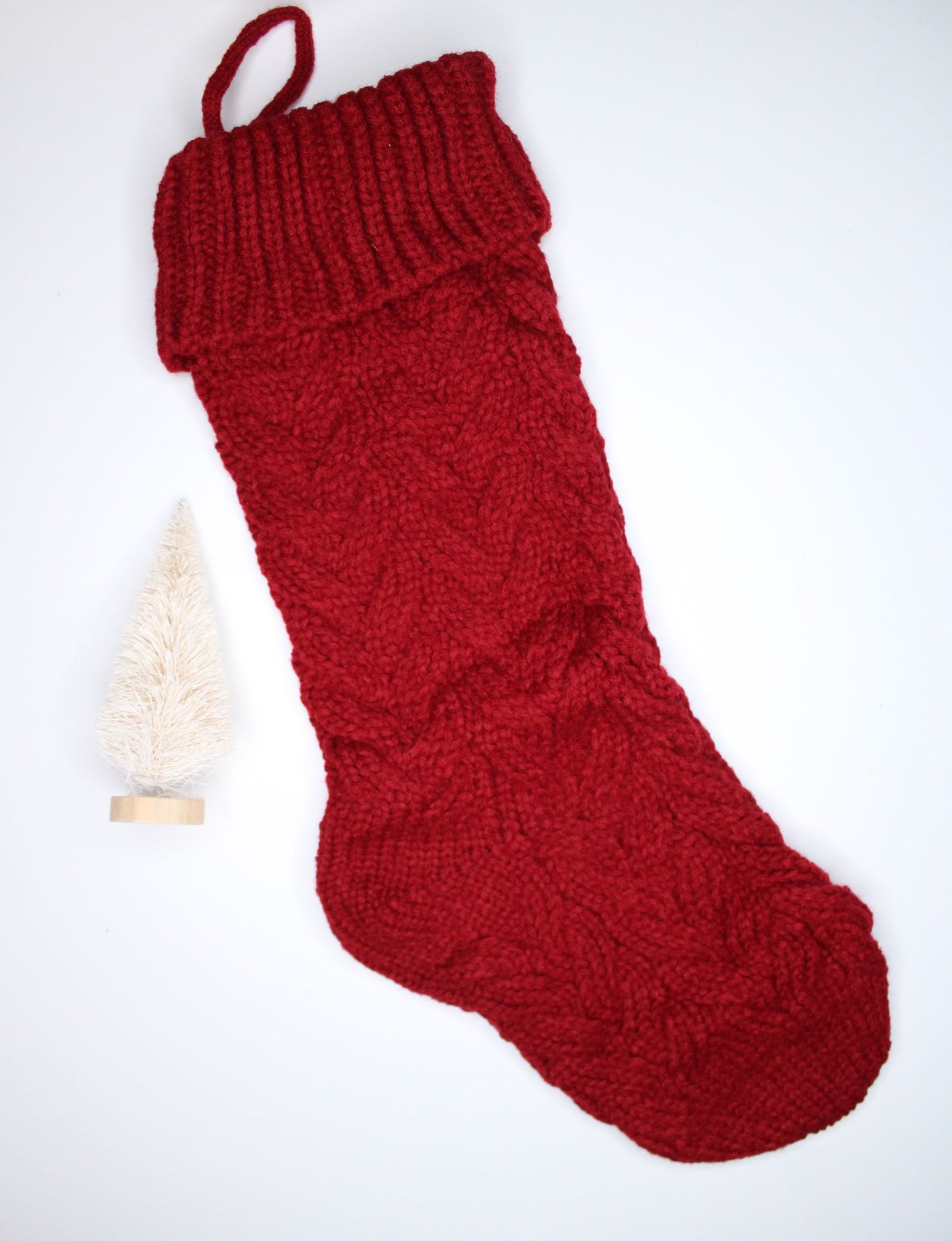 Large Custom Knit Stockings