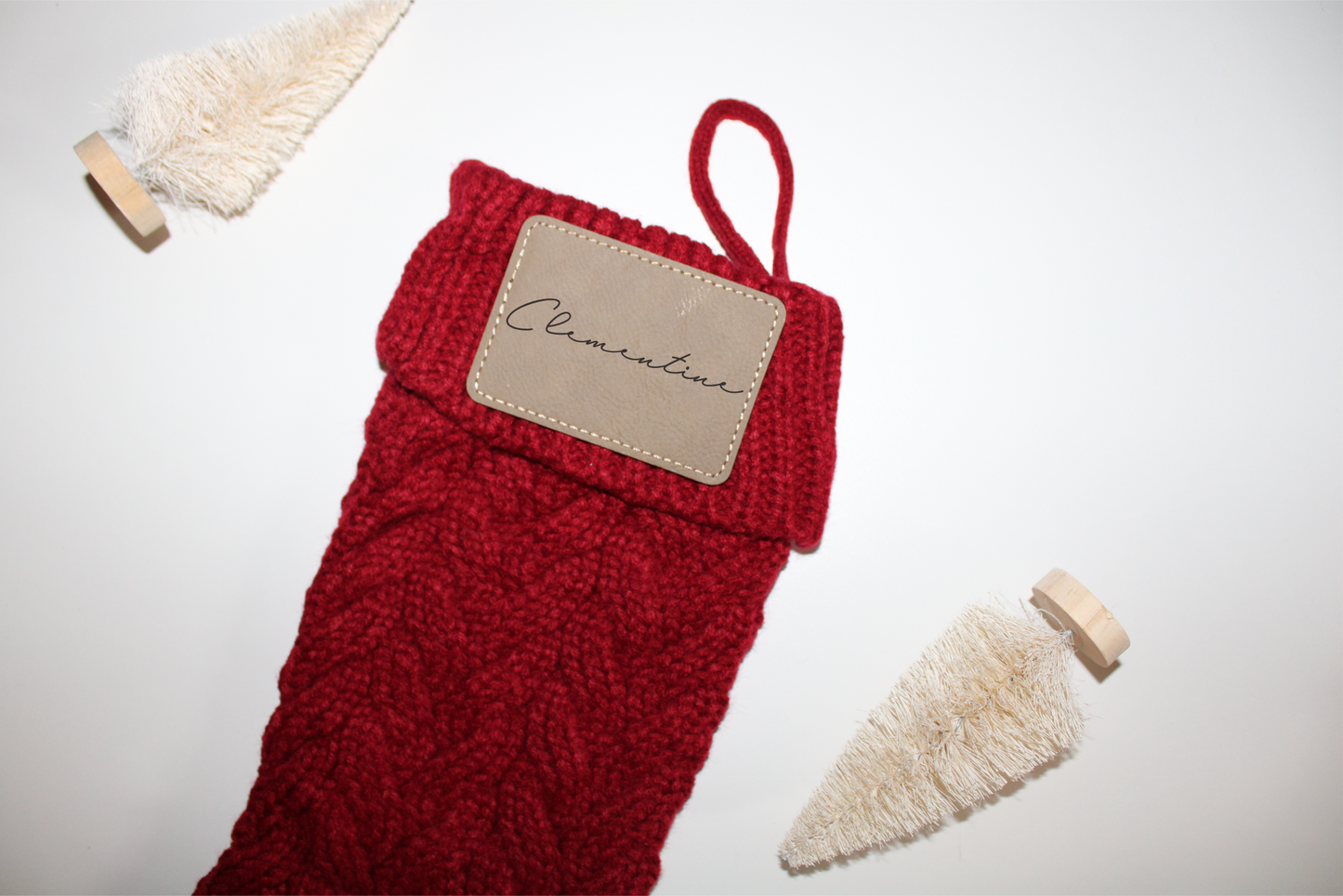 Large Custom Knit Stockings